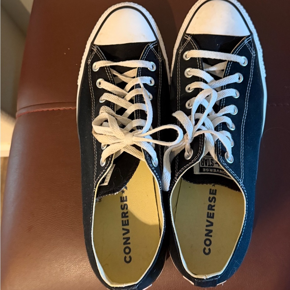 Converse Black and White Canvas Sneakers